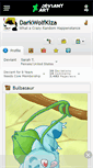 Mobile Screenshot of darkwolfkiza.deviantart.com