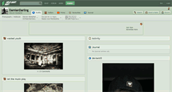 Desktop Screenshot of damiandarling.deviantart.com
