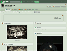 Tablet Screenshot of damiandarling.deviantart.com