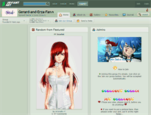 Tablet Screenshot of gerard-and-erza-fan.deviantart.com