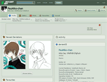Tablet Screenshot of paumiko-chan.deviantart.com