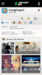 Mobile Screenshot of cowgirlapril.deviantart.com
