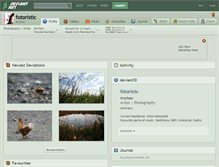 Tablet Screenshot of fotoristic.deviantart.com