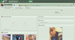 Desktop Screenshot of fierceatheart.deviantart.com