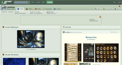 Desktop Screenshot of luminya.deviantart.com