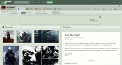 Desktop Screenshot of gryphart.deviantart.com