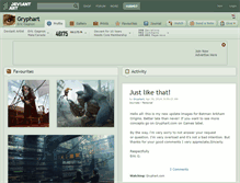 Tablet Screenshot of gryphart.deviantart.com