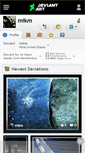 Mobile Screenshot of mikm.deviantart.com