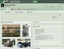 Tablet Screenshot of halloween-king.deviantart.com