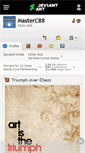 Mobile Screenshot of masterc88.deviantart.com
