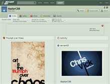 Tablet Screenshot of masterc88.deviantart.com