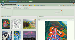 Desktop Screenshot of dragon-rose-guardian.deviantart.com