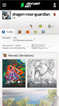 Mobile Screenshot of dragon-rose-guardian.deviantart.com