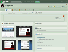 Tablet Screenshot of hooliganism.deviantart.com