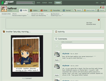 Tablet Screenshot of haifever.deviantart.com