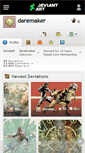 Mobile Screenshot of daremaker.deviantart.com