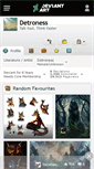 Mobile Screenshot of detroness.deviantart.com