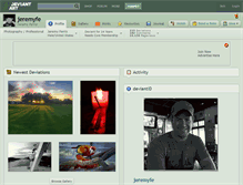 Tablet Screenshot of jeremyfe.deviantart.com