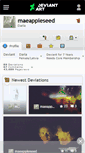 Mobile Screenshot of maeappleseed.deviantart.com