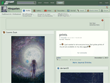 Tablet Screenshot of ninquelen.deviantart.com