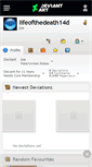 Mobile Screenshot of lifeofthedeath14d.deviantart.com