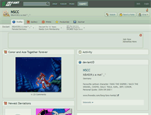 Tablet Screenshot of nscc.deviantart.com