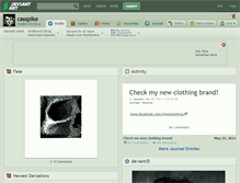 Tablet Screenshot of casspike.deviantart.com