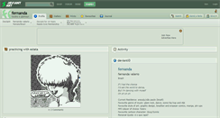 Desktop Screenshot of fernanda.deviantart.com