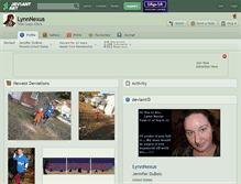 Tablet Screenshot of lynnnexus.deviantart.com