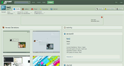 Desktop Screenshot of kazj.deviantart.com