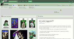 Desktop Screenshot of glaudur.deviantart.com