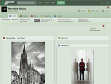Tablet Screenshot of maverick-srbija.deviantart.com