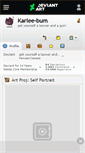 Mobile Screenshot of karlee-bum.deviantart.com