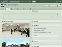 Tablet Screenshot of blue-eyestoondragon.deviantart.com