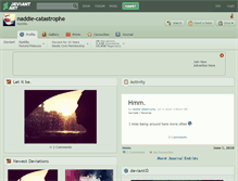 Tablet Screenshot of naddie-catastrophe.deviantart.com
