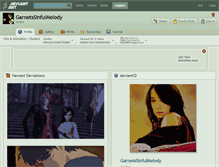 Tablet Screenshot of garnetssinfulmelody.deviantart.com