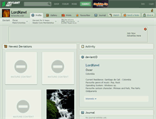Tablet Screenshot of lordkewi.deviantart.com