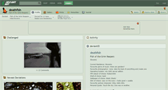 Desktop Screenshot of deathfish.deviantart.com
