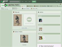 Tablet Screenshot of luigi-daisy-yoshi.deviantart.com