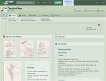 Tablet Screenshot of domino-gear.deviantart.com