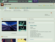 Tablet Screenshot of misery-head.deviantart.com