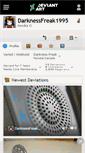 Mobile Screenshot of darknessfreak1995.deviantart.com