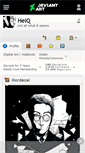 Mobile Screenshot of helq.deviantart.com
