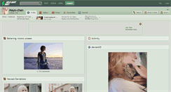 Desktop Screenshot of mayo-chan.deviantart.com