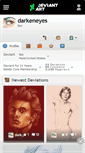 Mobile Screenshot of darkeneyes.deviantart.com