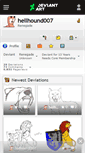 Mobile Screenshot of hellhound007.deviantart.com