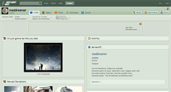 Desktop Screenshot of maddreamer.deviantart.com
