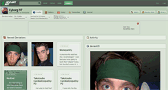 Desktop Screenshot of cyborg-97.deviantart.com