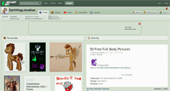 Desktop Screenshot of darkwingxjonathan.deviantart.com