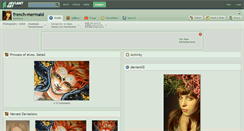 Desktop Screenshot of french-mermaid.deviantart.com